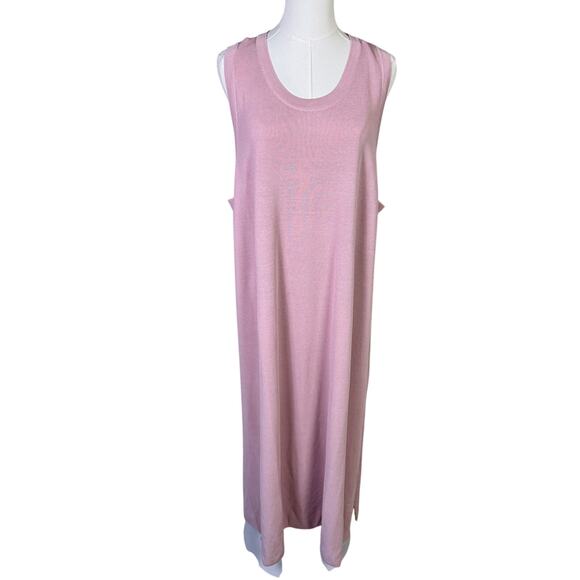 The Drop Pink Sleeveless Long Maxi Plus Size Dress US Women's 3X Plus - Picture 1 of 8